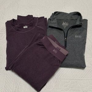 Kids Medium (10-12) REI long underwear bundle